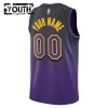 NBA Los Angeles Lakers Trikot Personalisierung Nike 2024-25 City Edition Lila Swingman - Kinder